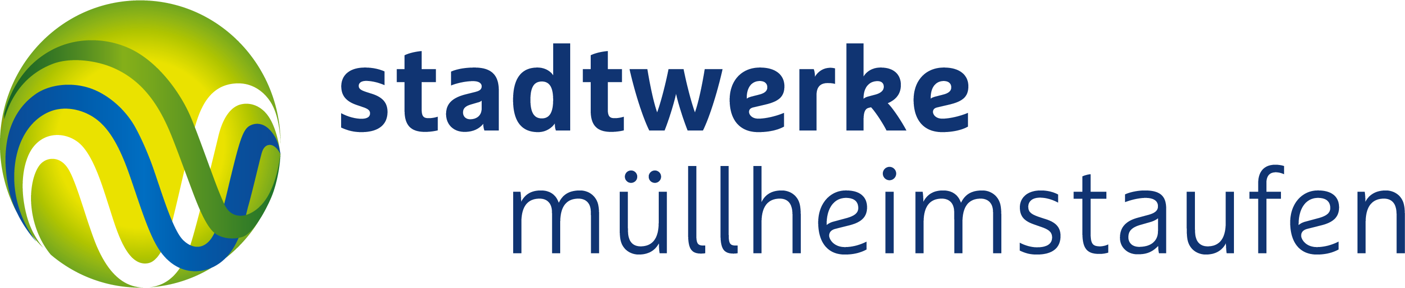 freigestelltes Logo blaue Schrift